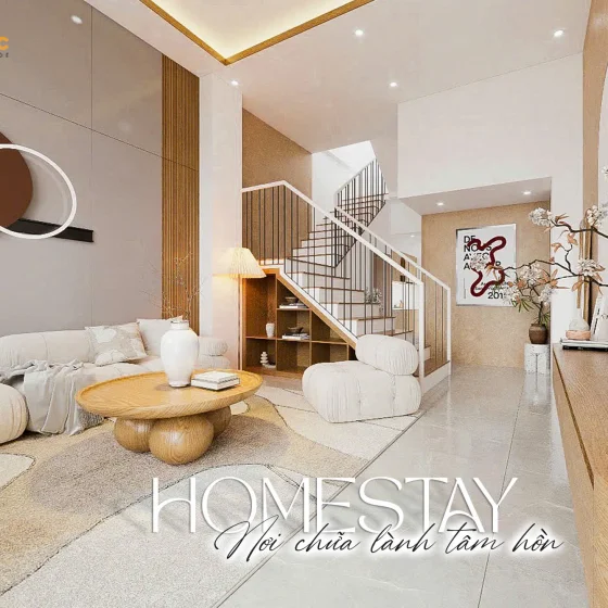 THIẾT KẾ NÔI THẤT HOMESTAY KIMI- HUẾ