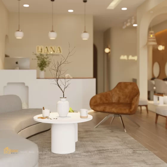 THIẾT KÊ NỘI THẤT VÀ MẶT TIỀN TIỆM HANA SPA- ĐÀ NẴNG