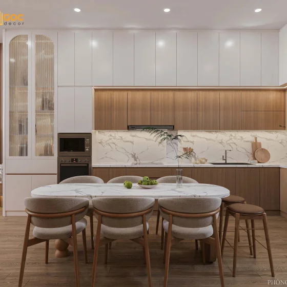 HỆ TỦ BẾP NHÀ PHỐ 314 HOÀNG DIỆU