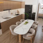 HỆ TỦ BẾP NHÀ PHỐ 314 HOÀNG DIỆU