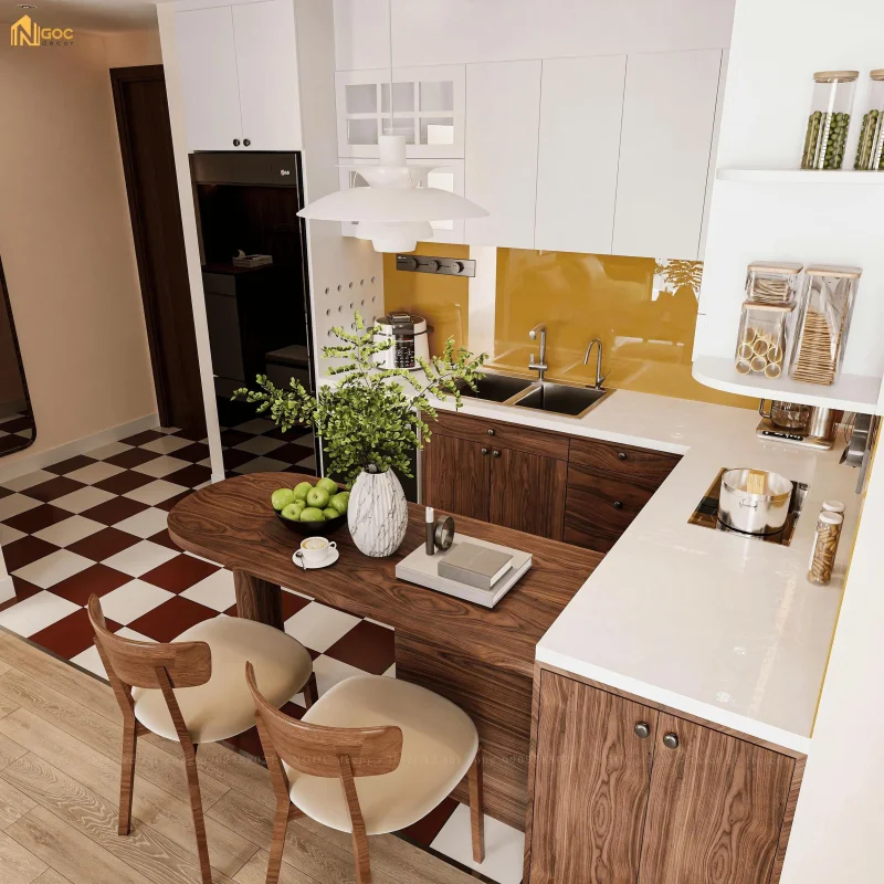 HỆ TỦ BẾP ANH QUÂN – CĂN HỘ FPT PLAZA 2