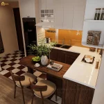 HỆ TỦ BẾP ANH QUÂN – CĂN HỘ FPT PLAZA 2