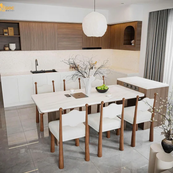 HỆ TỦ BẾP A QUÂN – CĂN HỘ VISTA RESIDENCE – ĐÀ NẴNG