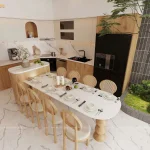 HỆ TỦ BẾP NHÀ PHỐ 22 NGUYỄN MỸ- ĐÀ NẴNG
