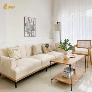 BÀN SOFA CHÂN SẮT CHỮ NHẬT