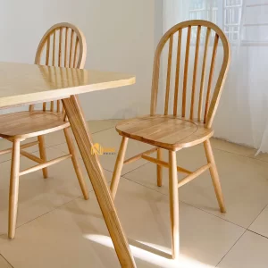 BỘ BÀN ĂN CHÂN CHỮ V M1