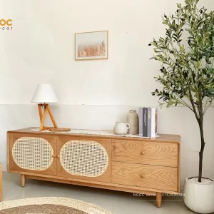 Tủ tivi phối mây