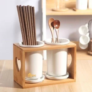 Ống đựng đũa muỗng bằng sứ cao cấp