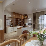 HỆ TỦ BẾP CĂN HỘ FPT PLAZA 3 – CHỊ LINH