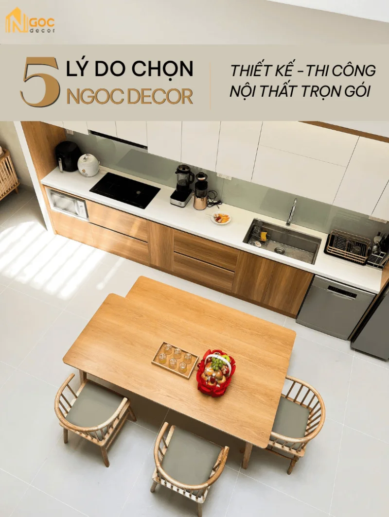 5 Lý Do Nên Chọn NGOC Để Thiết Kế & Thi Công Nội Thất Trọn Gói