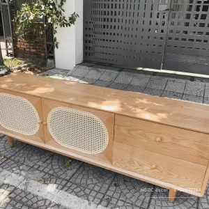 Tủ tivi phối mây