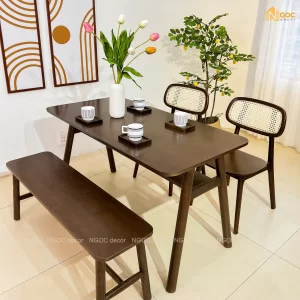 BỘ BÀN ĂN CAGO 1M4