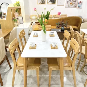 BỘ BÀN ĂN MẶT ĐÁ SPMD04