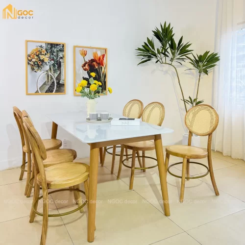 BỘ BÀN ĂN MẶT ĐÁ SPMD06