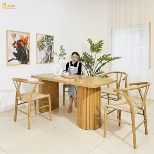 BỘ BÀN ĂN COLUMN CHÂN TRỤ ĐƠN