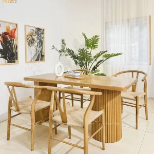 BỘ BÀN ĂN COLUMN CHÂN TRỤ ĐƠN