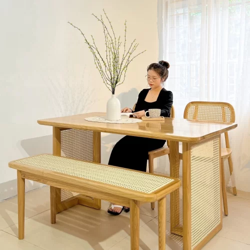 BỘ BÀN ĂN MỘC M5