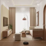 NỘI THẤT “CĂN HỘ CHỮA LÀNH” 68M2 – FPT PLAZA 2