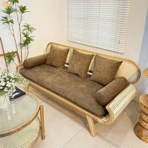 SOFA DOME GỖ SỒI ĐAN MÂY