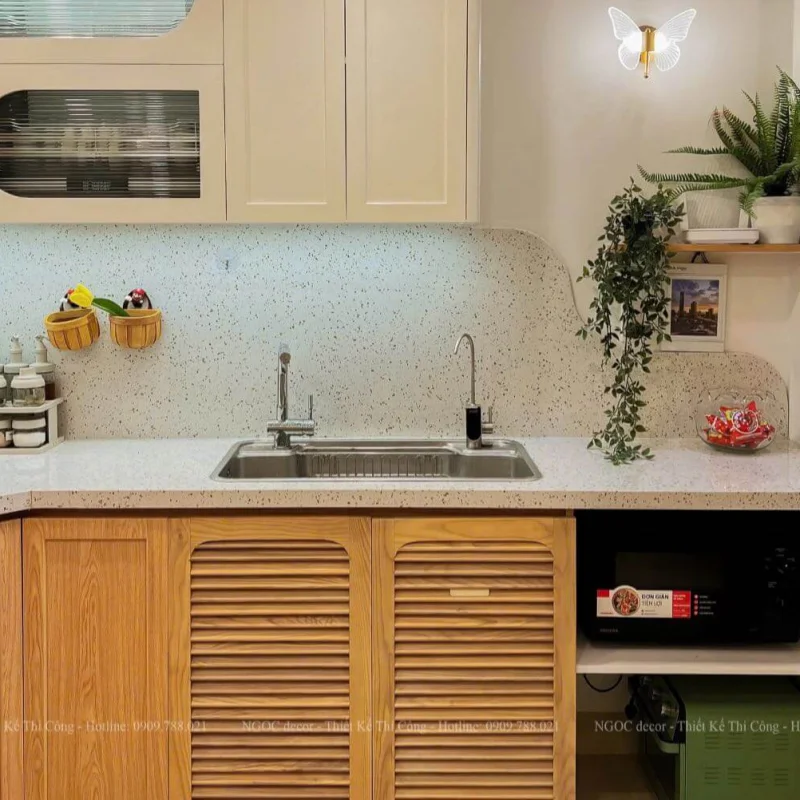 THIẾT KẾ VÀ THI CÔNG HỆ TỦ BẾP NHÀ CHỊ THƯ – HỘI AN