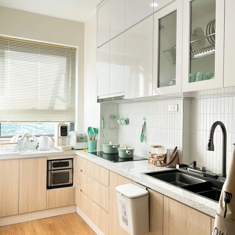 THIẾT KẾ VÀ THI CÔNG HỆ TỦ BẾP CHỊ KHÁNH – ORIGARDEN