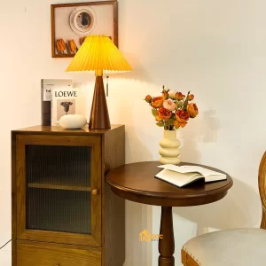 ĐÈN ĐẾ GỖ PHONG CÁCH BẮC ÂU