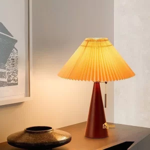 ĐÈN ĐẾ GỖ PHONG CÁCH BẮC ÂU