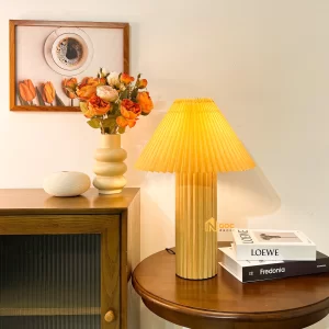 ĐÈN ĐẾ GỖ SỌC PHONG CÁCH BẮC ÂU