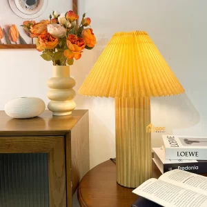 ĐÈN ĐẾ GỖ SỌC PHONG CÁCH BẮC ÂU