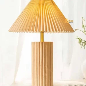 ĐÈN ĐẾ GỖ SỌC PHONG CÁCH BẮC ÂU