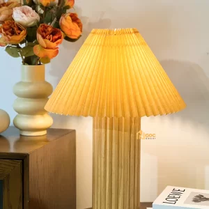 ĐÈN ĐẾ GỖ SỌC PHONG CÁCH BẮC ÂU