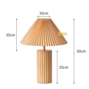 ĐÈN ĐẾ GỖ SỌC PHONG CÁCH BẮC ÂU