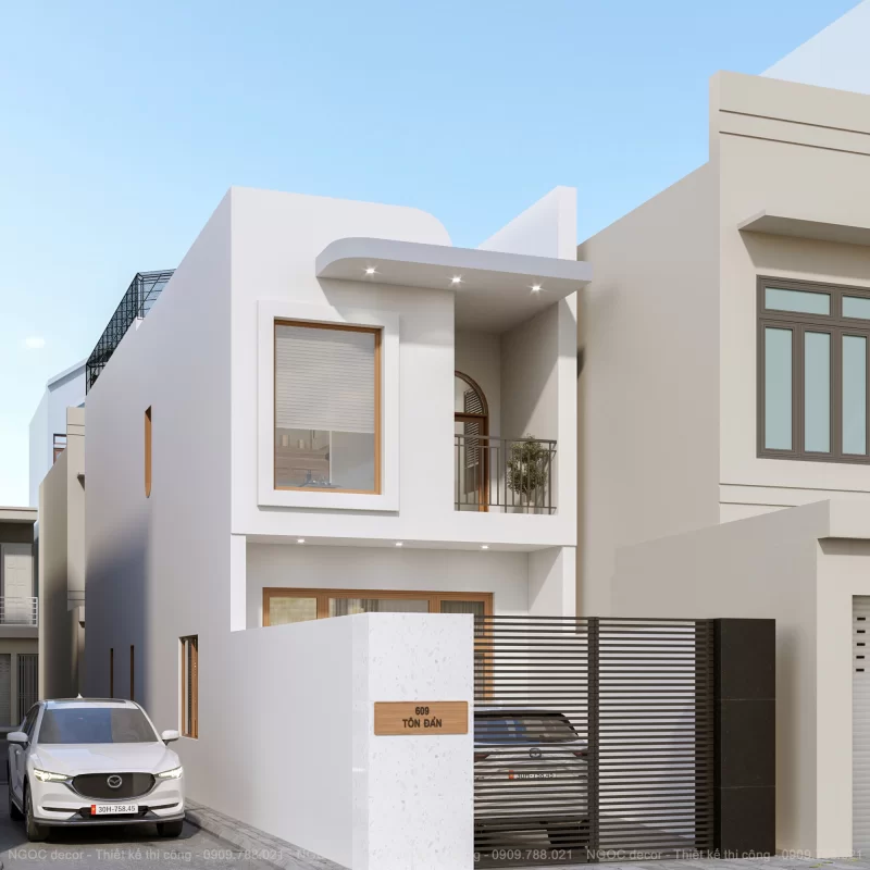 THIẾT KẾ NỘI THẤT NHÀ PHỐ – 609 TÔN ĐẢN