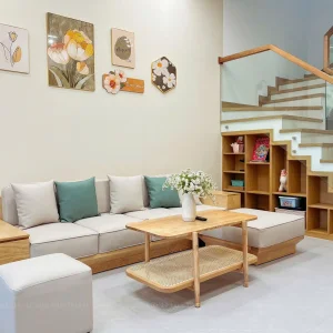SOFA GÓC CHỮ L BỌC DA