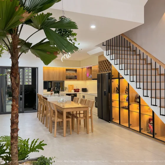 THI CÔNG HỆ TỦ BẾP NHÀ PHỐ 385 BÙI TRANG CHƯỚC