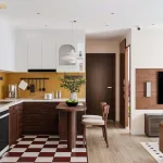 THIẾT KẾ NỘI THẤT CĂN HỘ ANH QUÂN – FPT PLAZA2 67M²